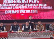 Pasca Dibentuk Satgas Penanggulangan Narkoba, Petugas Berhasil Bekuk 1.532 Tersangka
