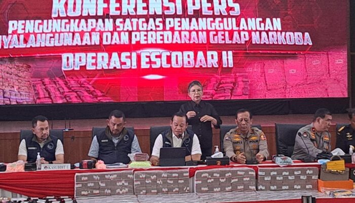 Pasca Dibentuk Satgas Penanggulangan Narkoba, Petugas Berhasil Bekuk 1.532 Tersangka