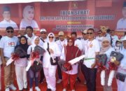 Gerak Jalan Sehat Dan Meriahkan HUT Karawang ke 390