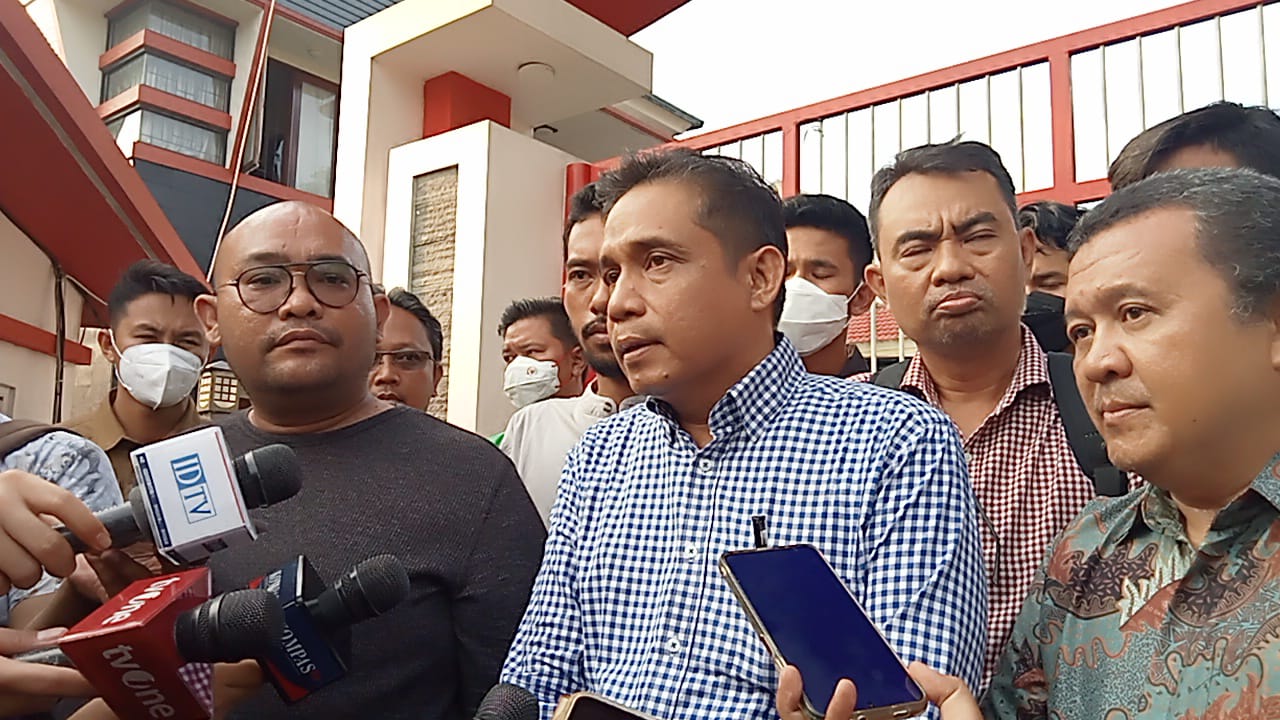 Kuasa Hukum Ketua KPK Firli Bahuri, Ian Iskandar (foto: Abdul Kholilulloh)