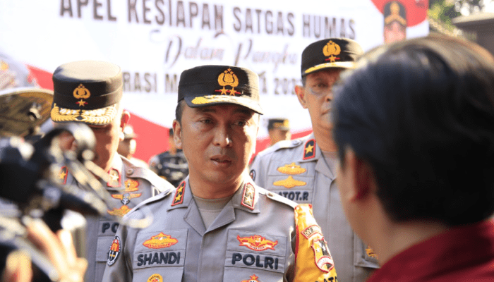 Humas Polri Gelar Pasukan Kesiapan Satgas Humas Dalam Pengamanan Pemilu 2024