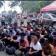 para pelajar ini diamankan untuk mengantisipasi kemungkinan terjadinya benturan antar sesama pelajar (Hummas Jakbar)