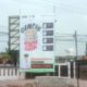 Baliho satpoldam Kabupaten Subang, sosialisasi tolak rokok ilegal. (Foto: Harun)