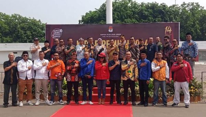 Kolaborasi dengan Bawaslu dan Parpol, KPU Gelar Kirab Pemilu 2024 Bertema Pemilu Sebagai Sarana Integritas Bangsa