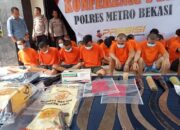 Mantap, Polres Metro Bekasi Ungkap 12 Kasus Kejahatan selama Oktober, 28 Tersangka Digaruk