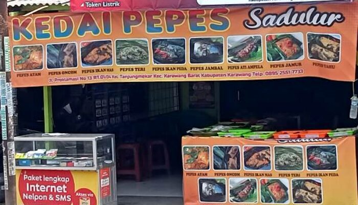 Sediakan Beragam Menu, Kedai Pepes Sadulur di Karawang Siap Menempati Hati Customer
