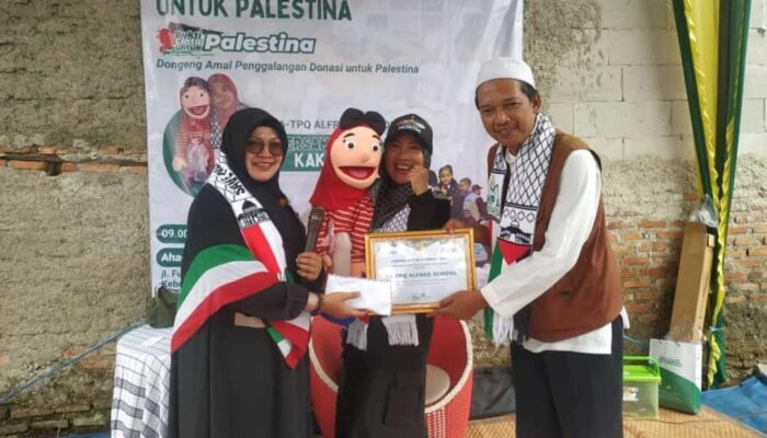 RA-TPQ Alfred School Galang Dana melalui Roadshow Solidaritas Bukti Cinta untuk Palestina