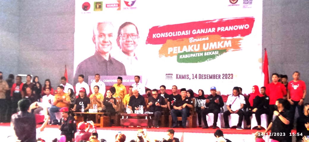 Kampanye Ganjar di Kabupaten Bekasi