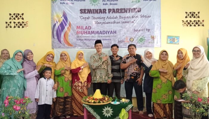 PCA Karang Bahagia, Majelis Kesehatan, PDA Kabupaten Bekasi dan TK ABA 05 Kampung Pulo Edukasi Stunting,