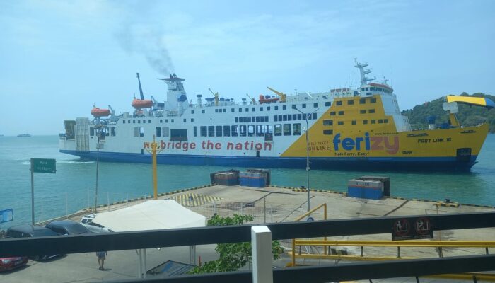 Trafik Naik 9 Persen, 33 Kapal Ferry Layani Pemudik Nataru dari Pulau Jawa ke Sumatera pada H+4