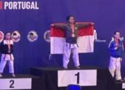 Harumkan Nama Indonesia di Kejuaraan Karateka Dunia, Siswi SD Asal Banyuwangi Raih Dua Emas