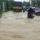 Ruas jalan di Kecamatan Sukatani Kabupaten Bekasi terendam banjir
