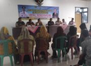 Rapat Minggon Pemdes Sindangsari Cabangbungin Bekasi, Kades Bahas Musrenbang