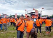 Diguyur Hujan, Partai Buruh Gelar Kampanye Terbuka Perdana di Bekasi