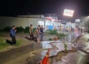 Jalan Penghubung Desa Suka Mukti-Suka Bungah Longsor, Plt Camat Bojongmangu Minta Warga Gunakan Jalur Alternatif Kawasan GIIC