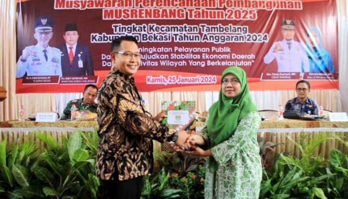 Musrenbang Kecamatan Tambelang Bekasi Hasilkan 127 Usulan Kegiatan