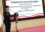 Pj Gubernur Al Muktabar Kukuhkan Kepala Perwakilan BPKP Provinsi Banten