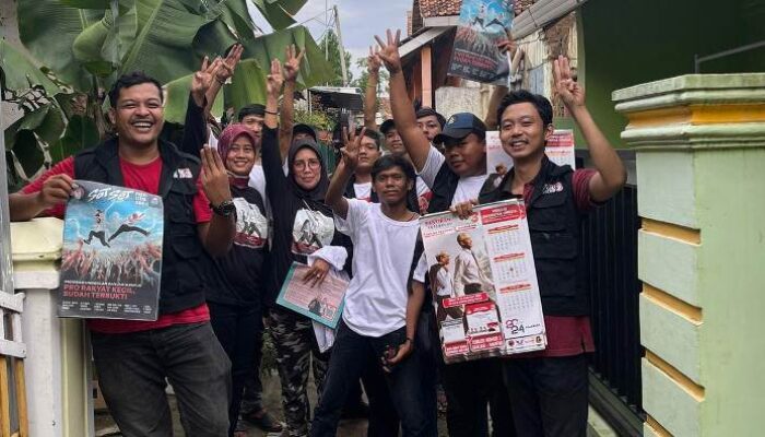 Ratusan Relawan Kota Serang Banten Canvassing 21 Program Unggulan Ganjar-Mahfud MD