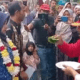 Kades Lambangsari Pipit Heryanti disambut sejumlah tokoh dan masyarakat setempat. (Foto : istimewa)