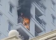 Si Jago Merah Lalap 1 Unit Apartemen di Kemayoran, Diduga Penyebabnya Korsleting Listrik