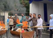 Kejari Kabupaten Tangerang Musnahkan 141 Barang Bukti Rampasan Negara