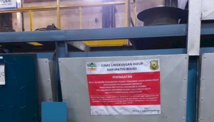 Produksi Dihentikan, PT MAS Cikarang Bekasi Diduga Lakukan Pelanggaran LH