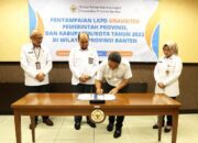 Pj Gubernur Banten Serahkan LKPD 2023 Unaudited ke BPK