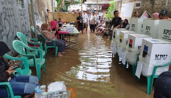 18 TPS Diterjang Banjir, KPUD Jakarta Utara bakal Gelar Pemilihan Susulan