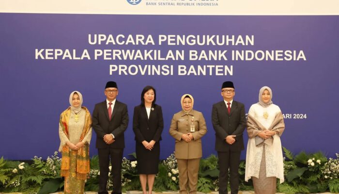 Hadiri Pengukuhan KPw BI Banten, Pj Sekda Virgojanti: Kami Berharap Peningkatan Sinergitas Untuk Ekonomi Berkelanjutan