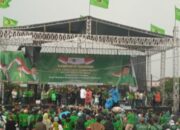 Kampanye Nasional PPP Diguyur Hujan Deras, Simpatisan Bubarkan Diri