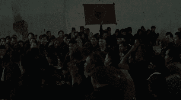 Relawan Muhamad Fauzi penuhi Gor Mini Kabupaten Bekasi. (Foto : Riyan)