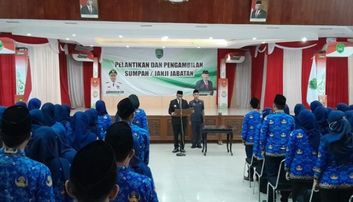 133 CPNS dan 13 ASN Dilantik Naik Jabatan oleh Pj Bupati Subang
