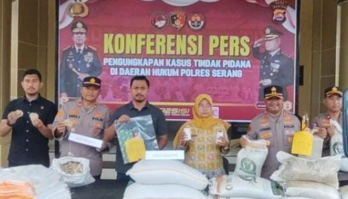5 Tahun Raup Keuntungan Rp 723 Juta, Polres Serang Banten Ungkap Pengoplos Beras