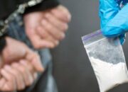 Satresnakoba Polres Pandeglang Ringkus Pengedar Sembunyikan Sabu di Pohon Pisang