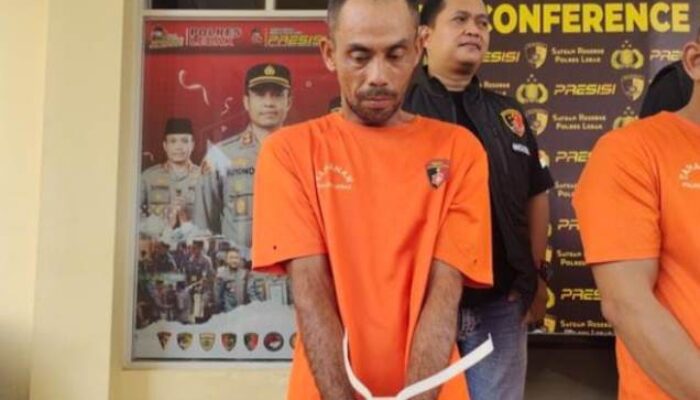 Ungkap Kasus Tewasnya Pasutri Lansia, Polsek Malingping Amankan Pelaku di Polres Lebak Banten