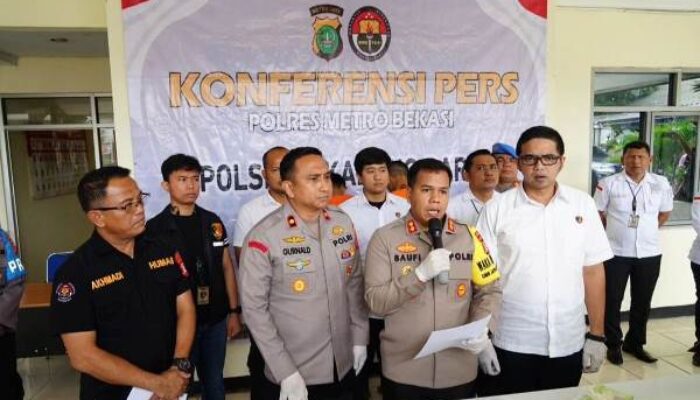 Polres Metro Bekasi Bekuk Pelaku Perampasan Motor Seret Wanita 150 Meter di Underpass Cibitung