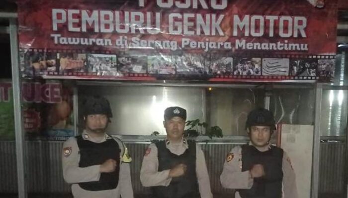 Polres Serang Polda Banten Siagakan Tim Pemburu Genk Motor di 4 Lokasi