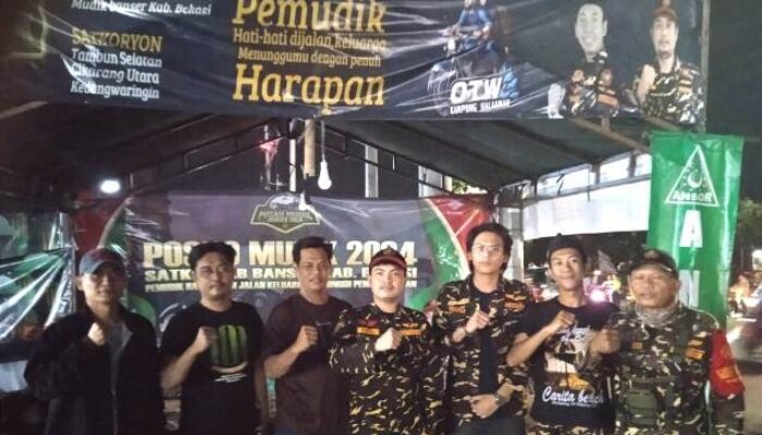 Bantu Arus Mudik 2024, Banser Kabupaten Bekasi Dirikan Posko Mudik Lintas Pantura di 3 Lokasi