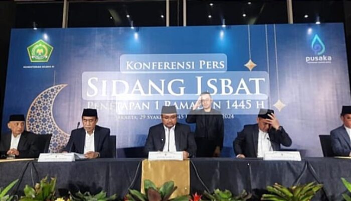 Hasil Sidang Isbat: Pemerintah Tetapkan 1 Syawal 1445 H, NU dan Muhammadiyah Lebaran di Hari Yang Sama Hari Rabu 10 April 2024.