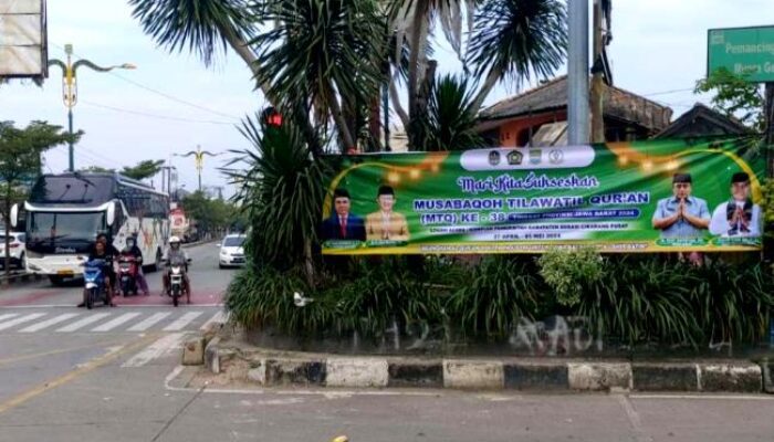Ajak Meriahkan MTQ Ke-38 Jabar, Camat Cikarang Utara Instruksikan Kades Pasang Spanduk