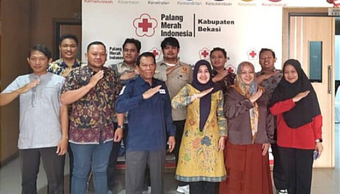 Jalin Silaturahmi dan Kerjasama Misi Kemanusiaan, AMM Sambangi Markas PMI Kabupaten Bekasi