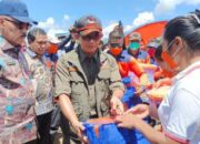Presiden Jokowi Utus Kepala BNPB Letjen TNI Suharyanto Tinjau Pengungsi Erupsi Gunung Ibu