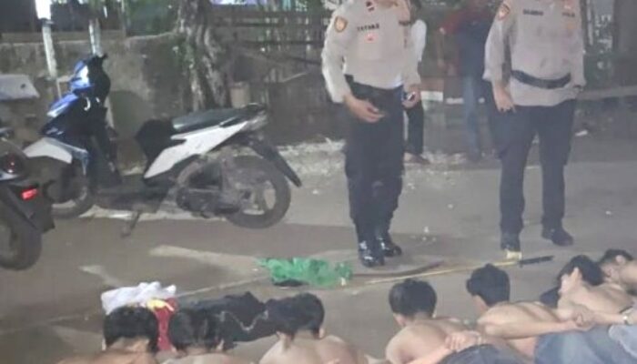 Tim Patroli Perintis Presisi Gerak Cepat Bekuk 6 Remaja Kedapatan Hendak Tawuran