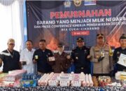 Kantor Bea Cukai Cikarang Gelar Pemusnahan Barang Milik Negara, Dihadiri Kapolres Metro Bekasi