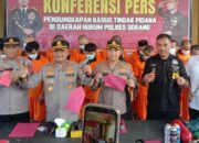 Polres Serang Ringkus 16 Komplotan Pelaku Curanmor, 2 Pelaku Diterjang Timah Panas Karena Melawan