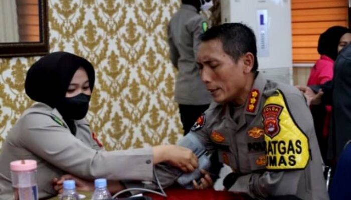 Sambut HKGB Ke-72 Polda Banten Gelar Bhakti Sosial Donor Darah