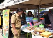 Pj Gubernur Al Muktabar Buka Bazar Pasar Murah MTQ XXI Provinsi Banten Tahun 2024