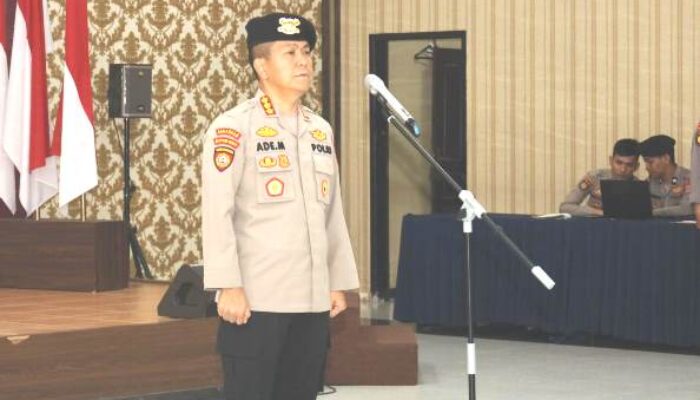Dirpamobvit Polda Banten Pimpin Apel Pergeseran Personel Pengamanan Objek Vital