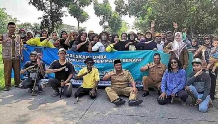 Desa Cipayung Cikarang Timur Dukung Lomba Kampung Bersih Pemkab Bekasi 