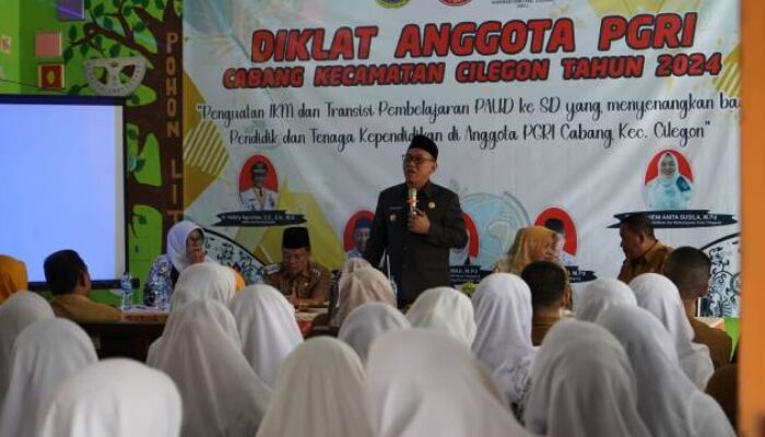 Buka Diklat PGRI, Wali Kota Cilegon Fokus Tingkatkan Mutu Pendidikan